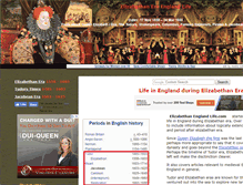Tablet Screenshot of elizabethanenglandlife.com